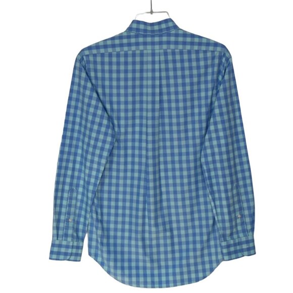 Vineyard Vines Mens Slim Fit Tucker Shirt XS Blue Plaid Checked Button Down - Picture 2 of 6